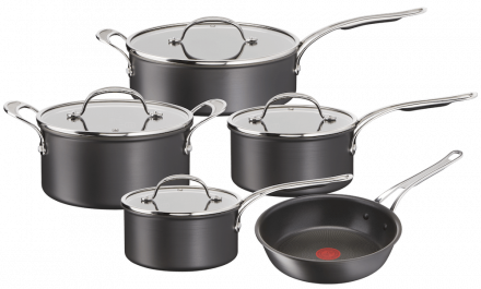 Pottide komplekt + Käepide Tefal Jamie Oliver 9-osaline