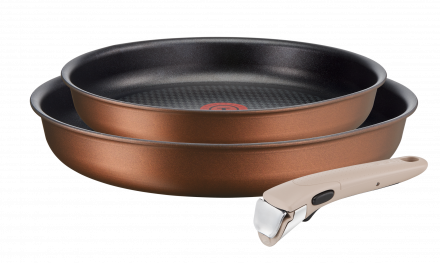 Pannide komplekt + Käepide Tefal Ingenio Eco Respect 22/26 cm