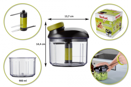 5 Sekundi hakkija 900 ml Tefal